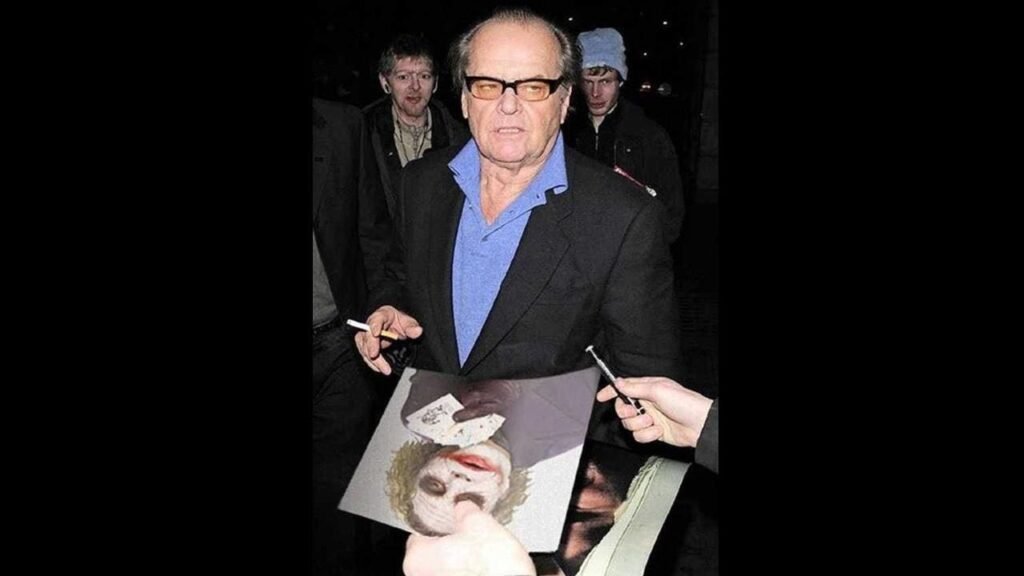 The Viral Image Of Jack Nicholson Being Asked To Sign