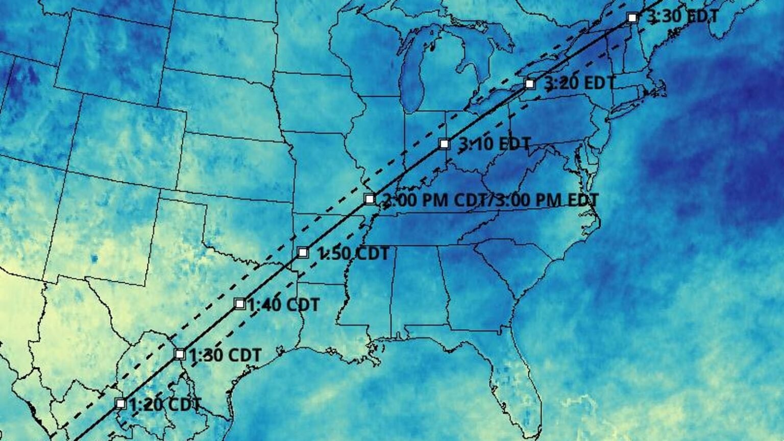 Cloud Scientists Reveal The Best Places To See The April