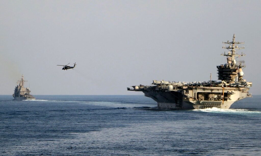 Photos Purportedly Show Damage To Us Aircraft Carrier After Houthi