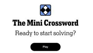 Today's Nyt Mini Crossword Clues And Answers For Saturday July