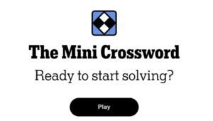 Today's Nyt Mini Crossword Clues And Answers For Friday January