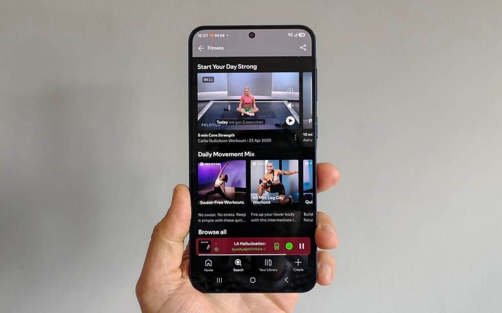 Spotify Subscribers Now Receive Hundreds Of Peloton Video Workouts